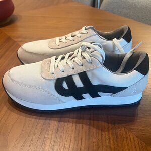 Women's Hush Puppies Sneakers - black, grey, white - suede - new!